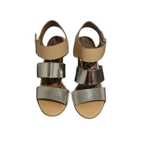 Sam Edelman Yelena Chunky Strappy Heels - Size 6 - Picture 10 of 13